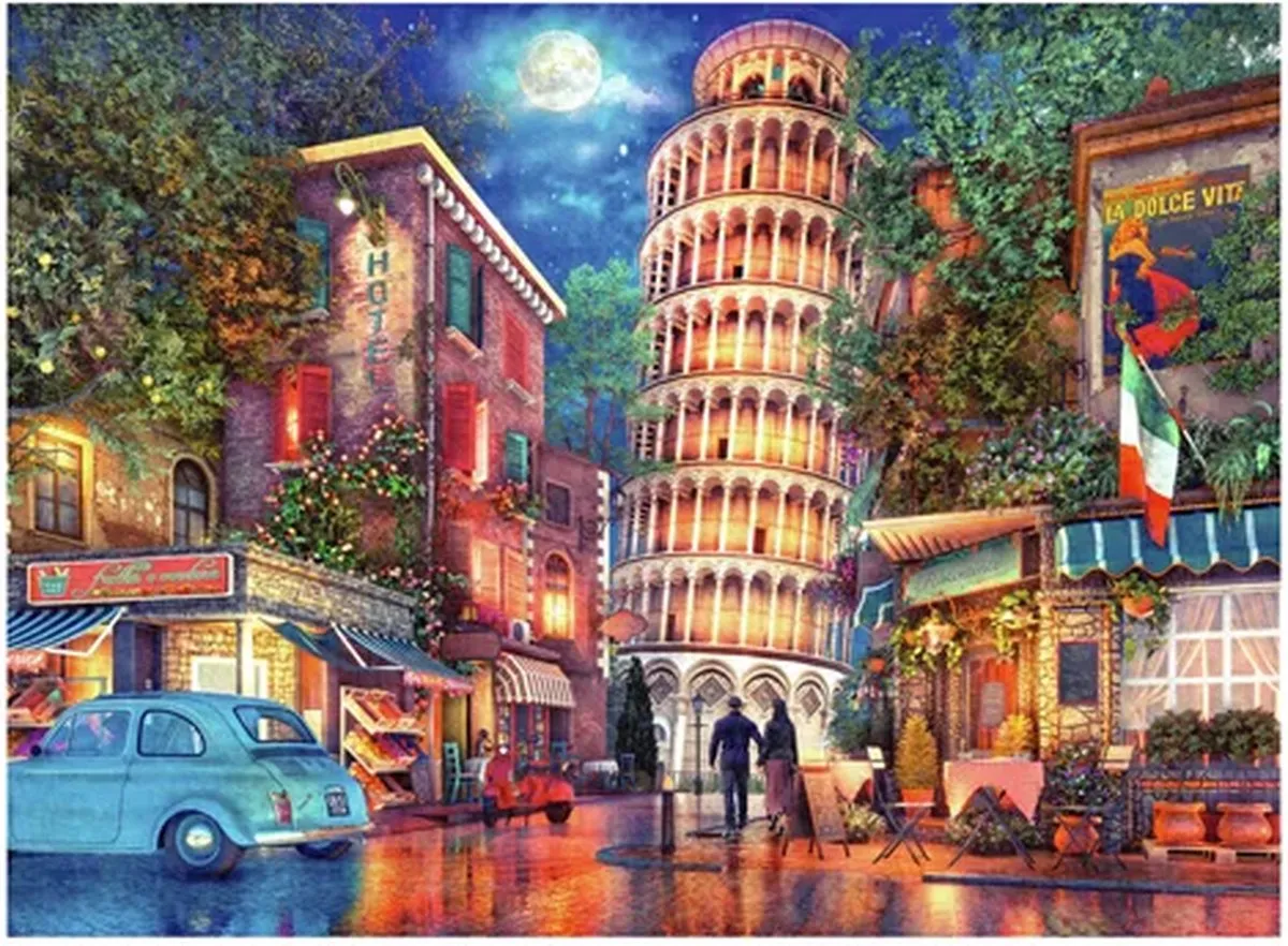 Ravensburger Pisa Legpuzzel 500 Stuks - Multicolor