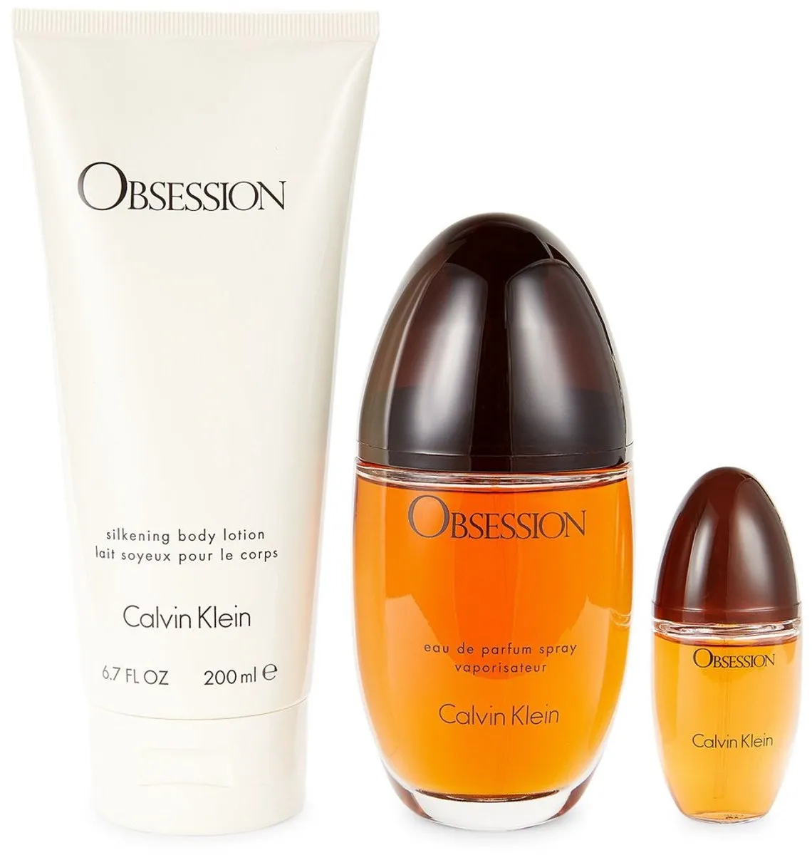 Calvin Klein Obsession Parfumset - 315ml (100ml + 200ml + 15ml)