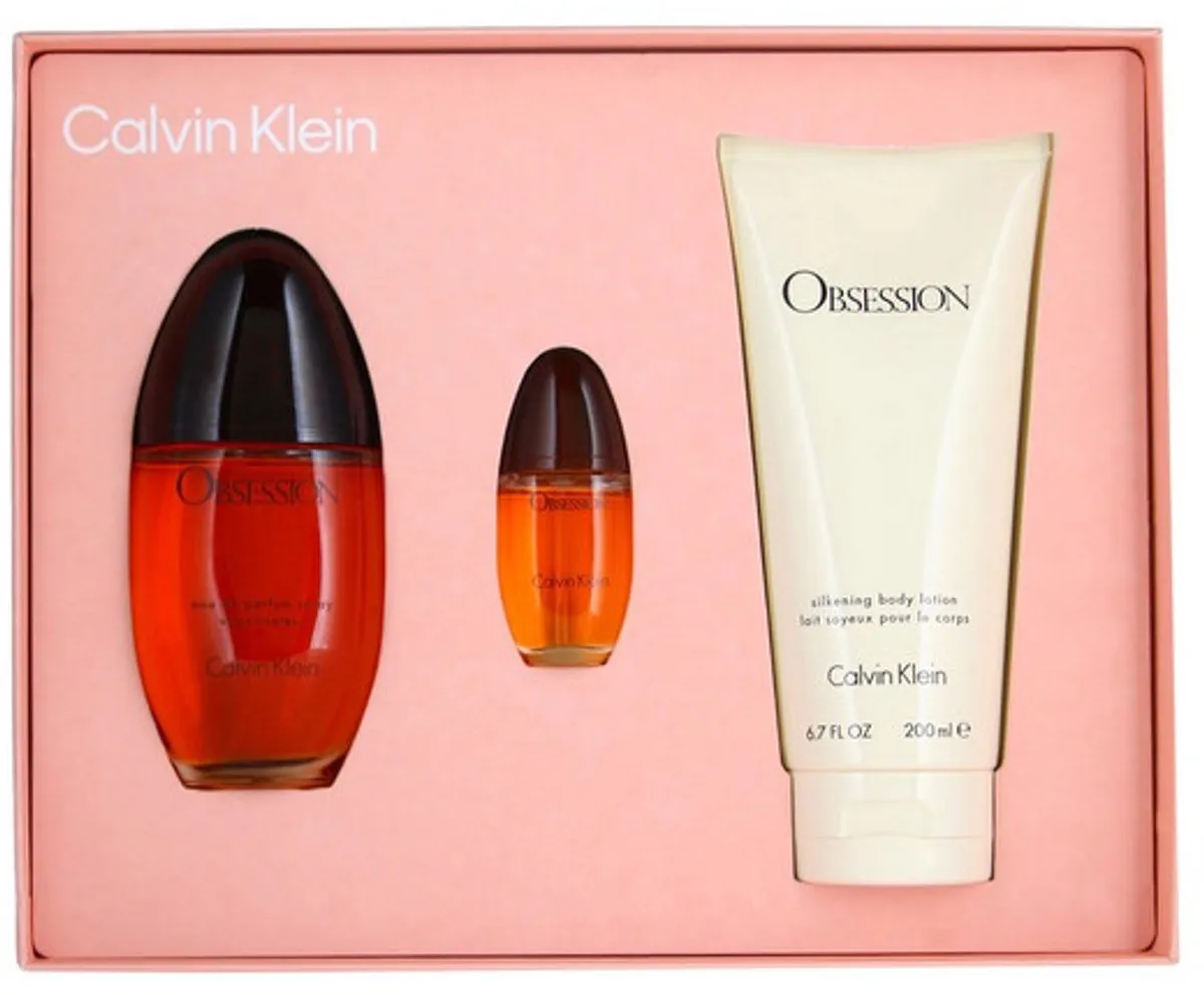 Calvin Klein Obsession Parfumset - 315ml (100ml + 200ml + 15ml)