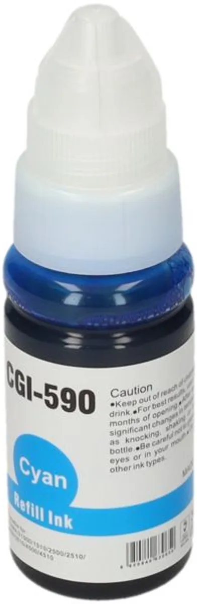 PrintAbout GI-590C Inktcartridge - Cyaan - 7000 pagina's