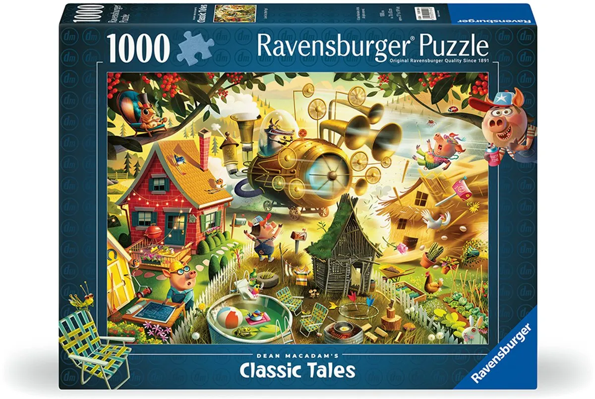 Ravensburger Pas Op Kleine Biggetjes Puzzel 1000 Stuks