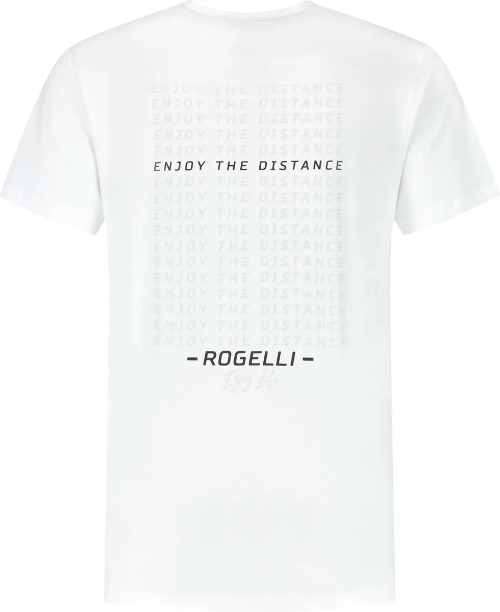 Rogelli Pocket Heren Sportshirt Wit - XXL - afbeelding 6 van 6