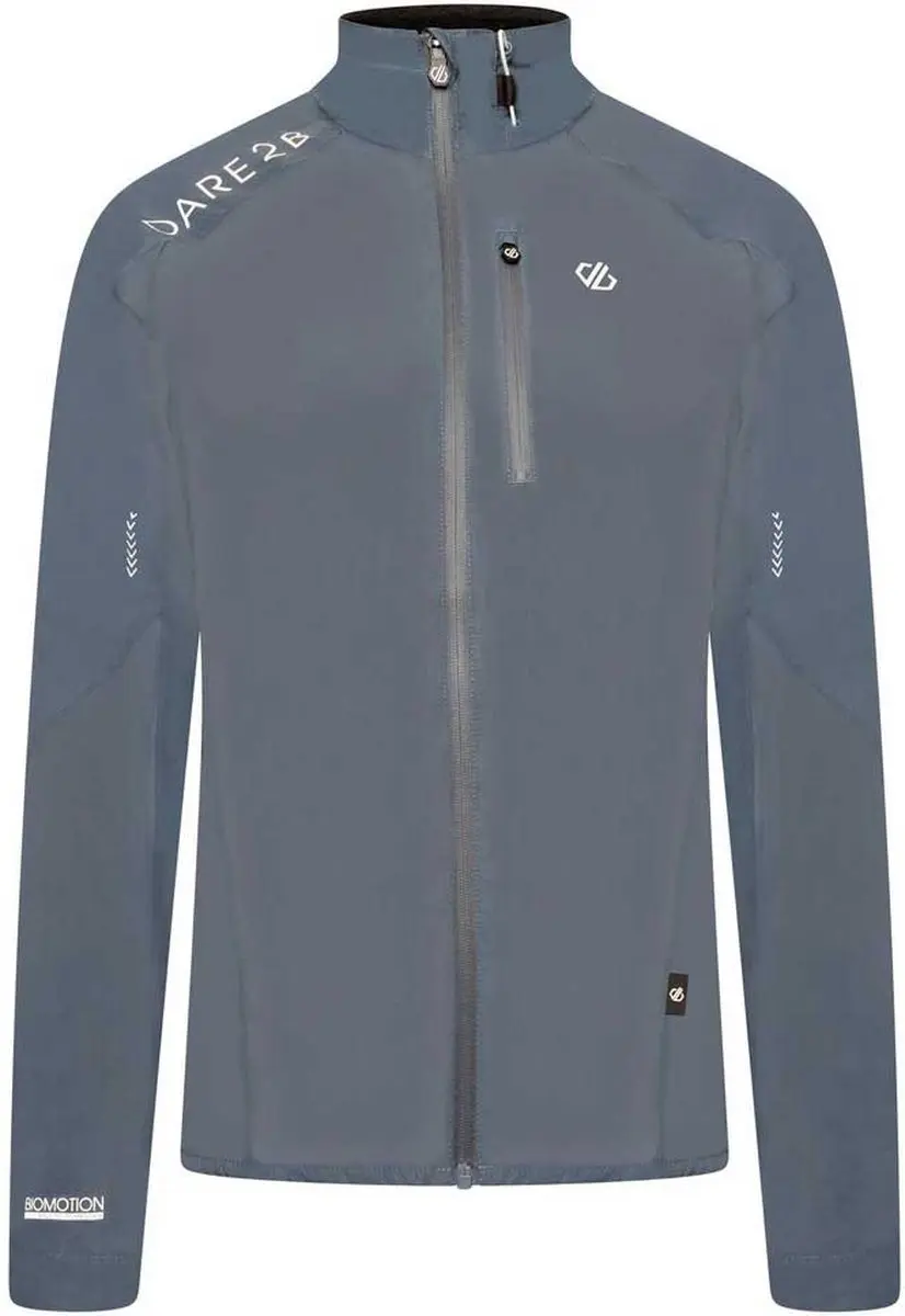 Dare 2B, Wmn Mediant II Waterdicht Dames Fietsjacket, Orion Grey, Maat 42