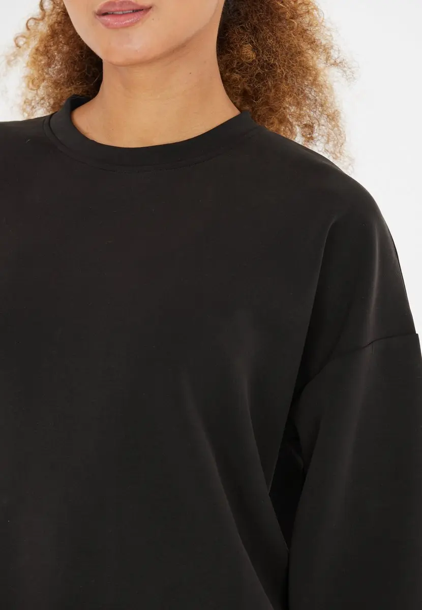 Athlecia Dames Jillnana W Crew Neck Sweatshirt - Zwart - afbeelding 5 van 6