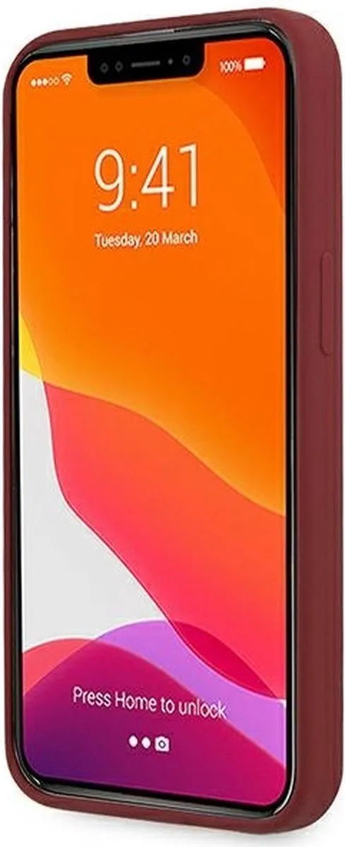 Mercedes MEHCP13SSILRE iPhone 13 mini Hardcase - Rood - afbeelding 6 van 6