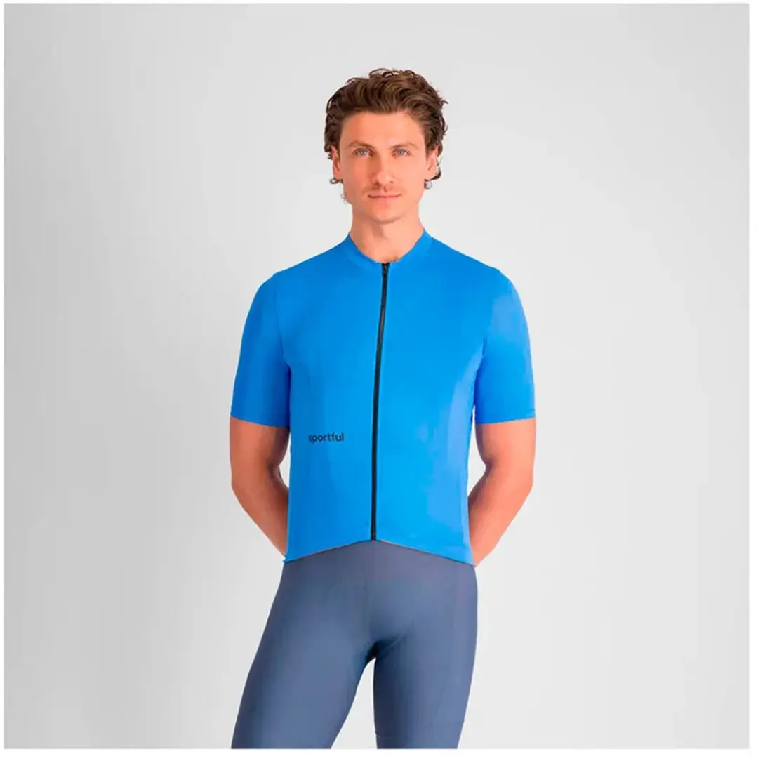 Sportful Classic Korte Mouw Wielertrui Blauw S Man