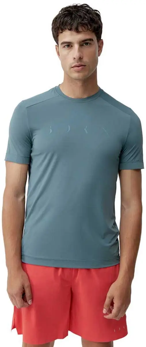 Born Living Yoga Volta T-shirt Met Korte Mouwen Blauw S Man