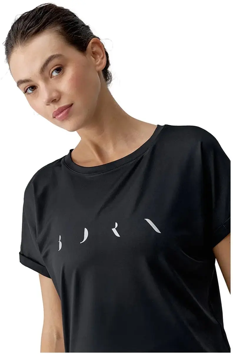 Born Living Yoga Azami T-shirt - Zwart S - afbeelding 4 van 6