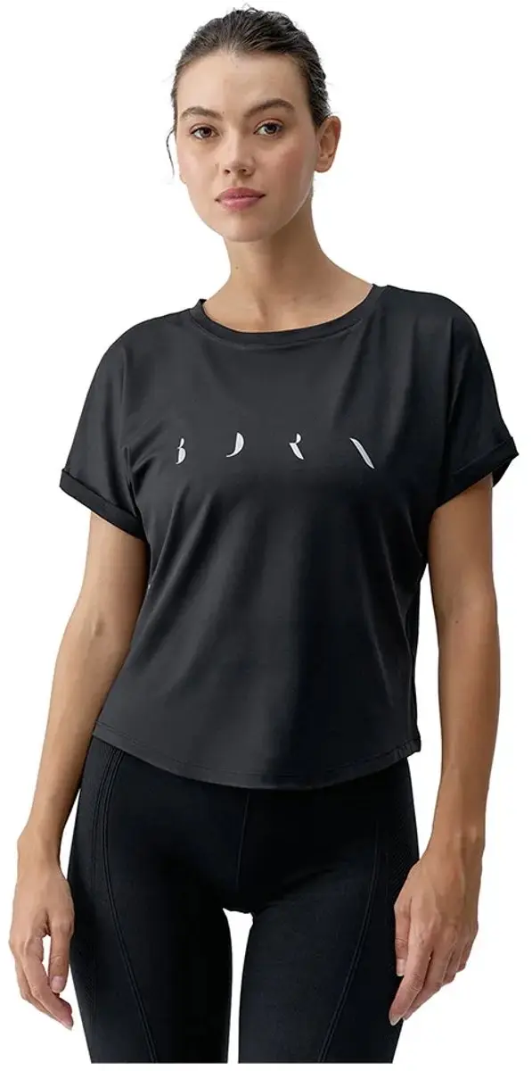 Born Living Yoga Azami T-shirt Met Korte Mouwen Zwart S Vrouw