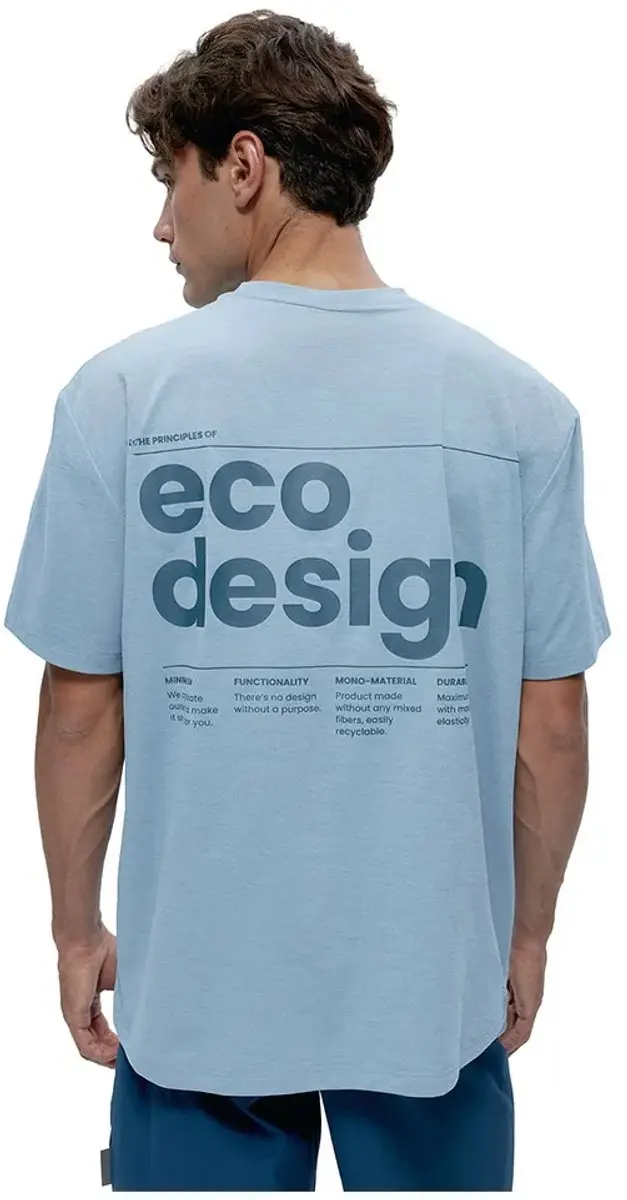 Born Living Yoga Venetta T-shirt - L - Light Indigo - afbeelding 2 van 4