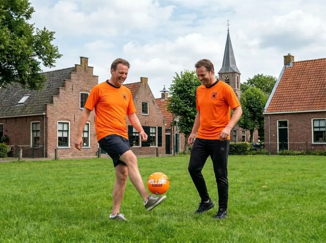 Avento Voetbalshirt Supporter 74QG - XXL - Geel/Blauw/Groen