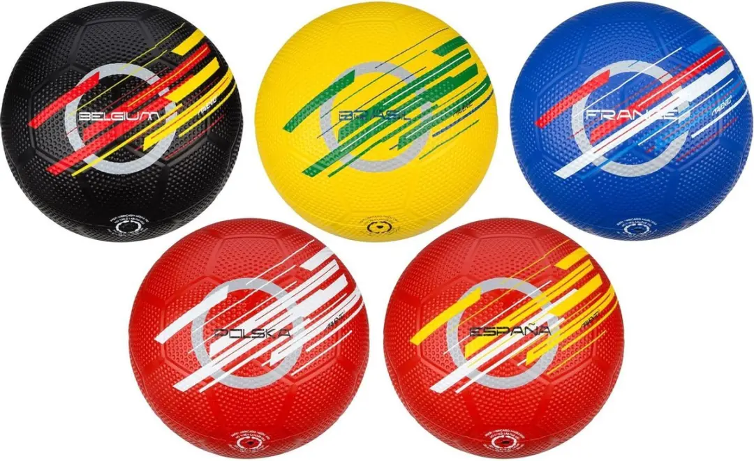 Avento Straatvoetbal Worldcup Spanje - Maat 5 - Rood/Geel/Wit/Zwart