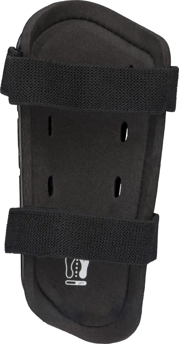 Avento Scheenbeschermers Double Strap - Maat L - Zwart