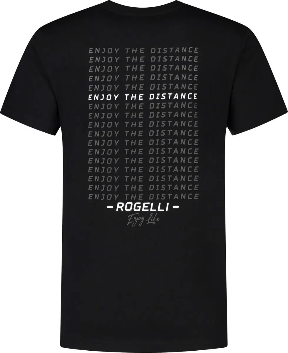 Rogelli Pocket Heren Sportshirt - Korte mouw - L - Zwart - afbeelding 6 van 6