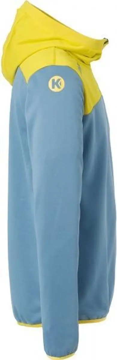 Kempa Emotion 2.0 Hoody - Rits 1-4 - Dove Blauw-Limoen Geel M