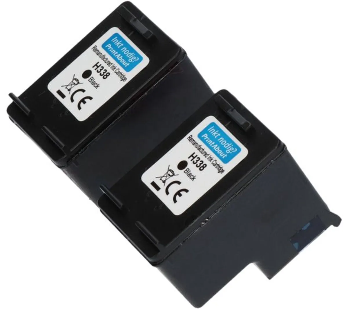 PrintAbout C8765EE-PA2 Inktcartridge Zwart - 2 Stuks