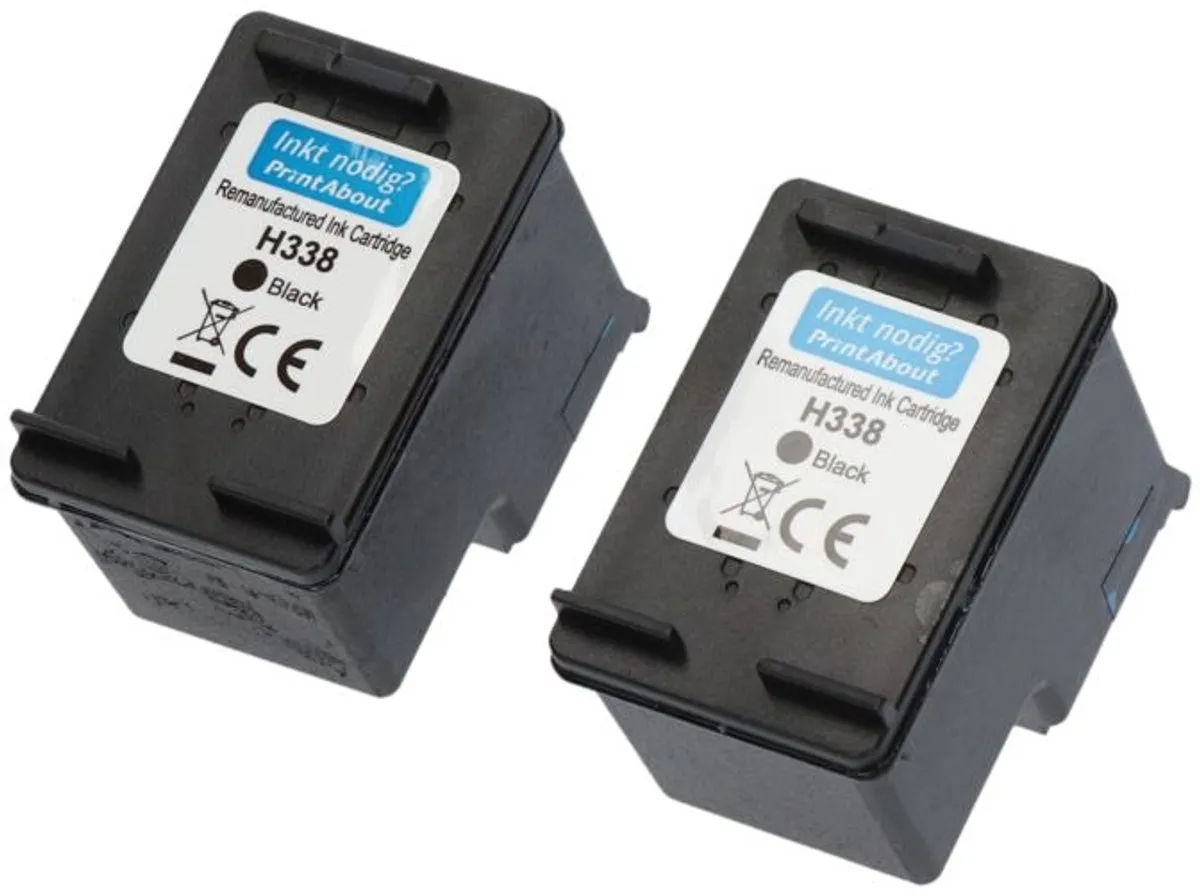 PrintAbout C8765EE-PA2 Inktcartridge Zwart - 2 Stuks