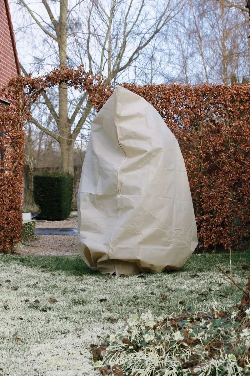 Nature Winterhoes 250xØ200cm - Beige - afbeelding 2 van 6