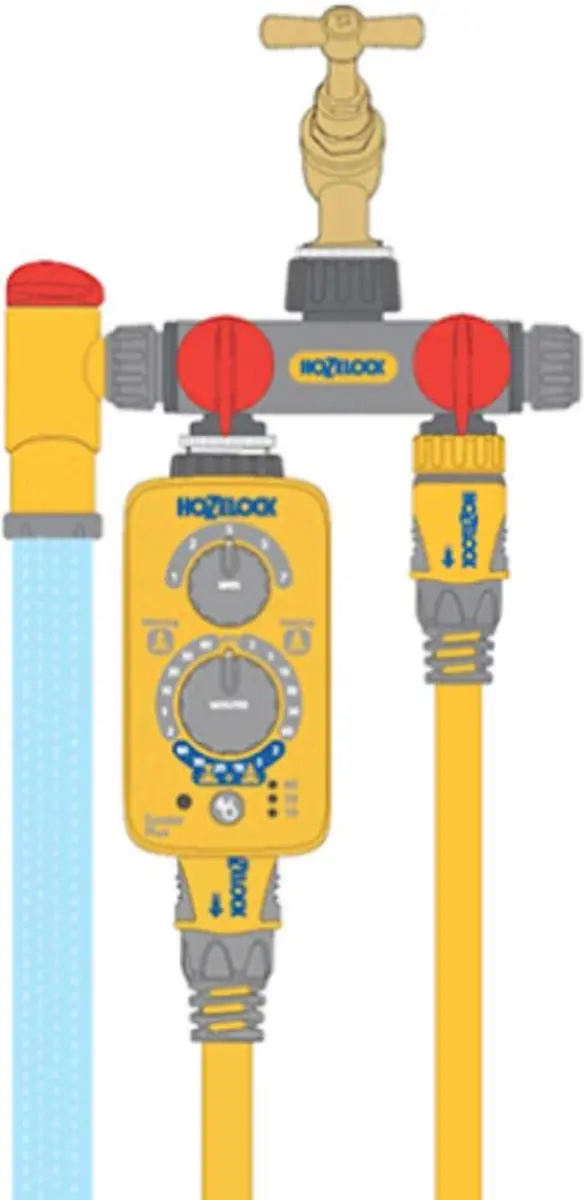Hozelock Flow Max Waterverdeler 21mm - 3 Uitgangen - afbeelding 3 van 4
