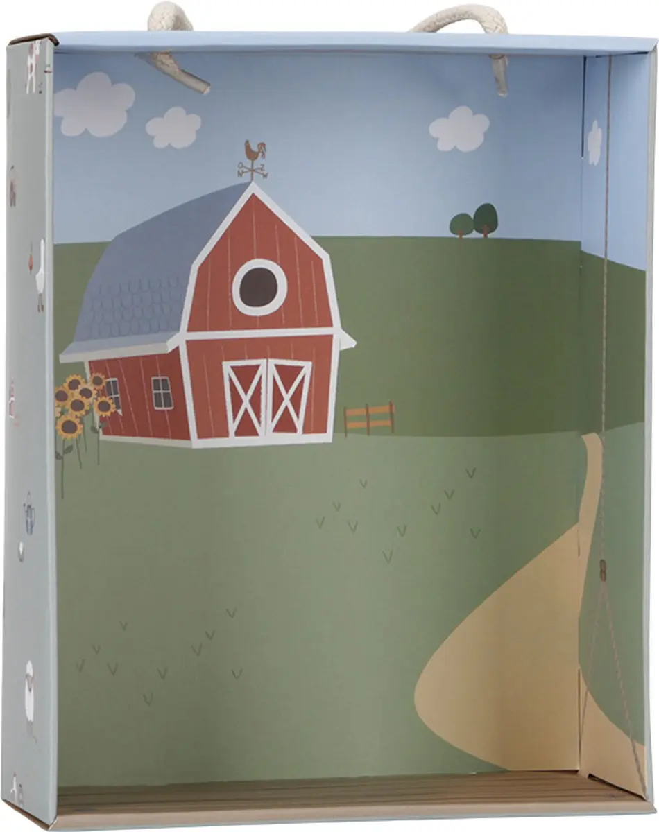 Little Dutch Knuffelpop Boer Jim met kip 35 cm - afbeelding 4 van 6