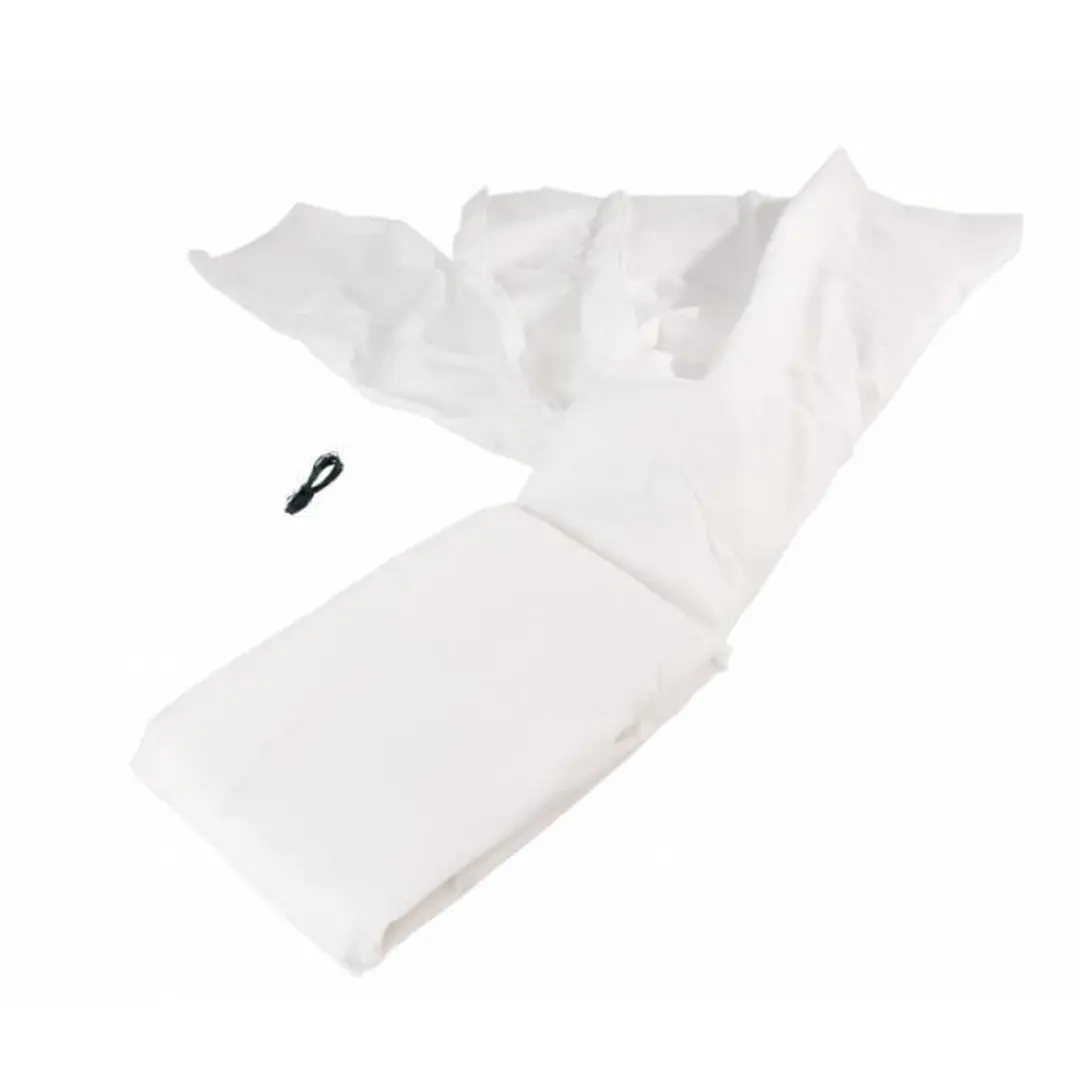 Nature Winterhoes 200xØ150cm - Wit - afbeelding 2 van 6