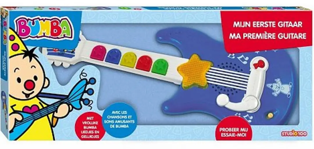 Clementoni Bumba Mijn Eerste Gitaar - Blauw/Wit - afbeelding 5 van 6