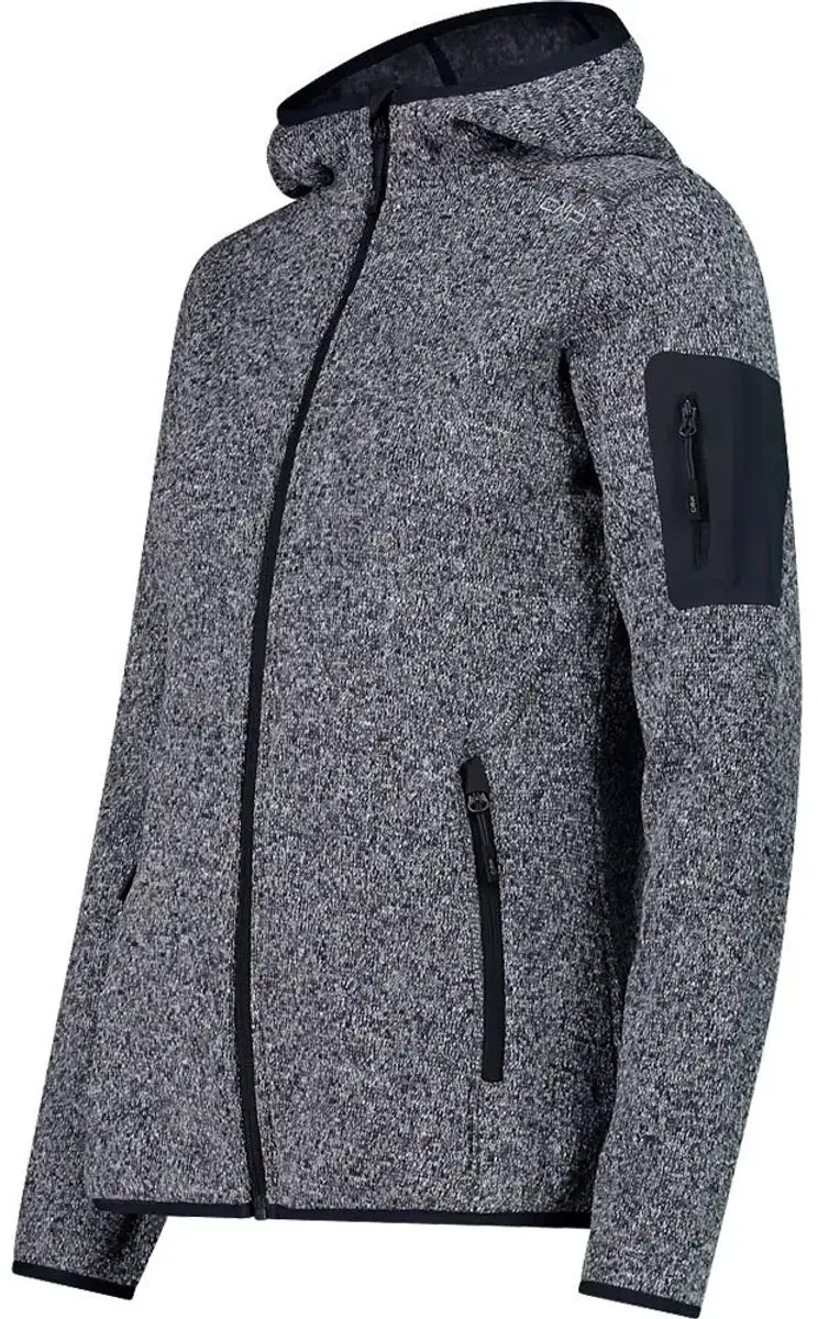 CMP Fleece Met Kap - Grijs L - afbeelding 3 van 3