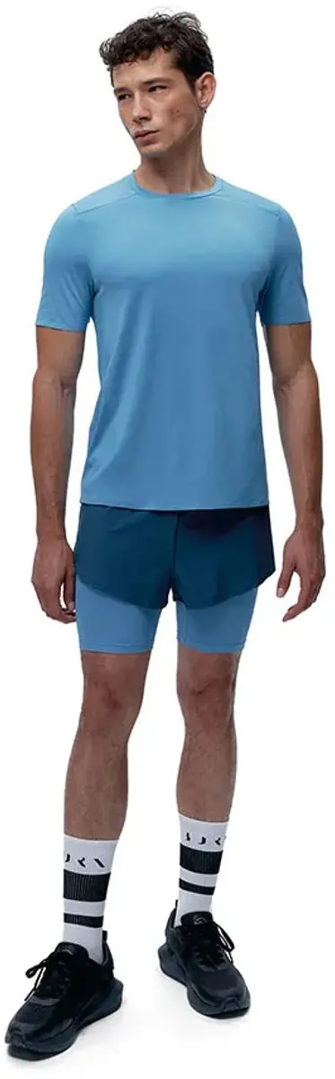 Born Living Yoga Tadjura T-shirt - S - Celadon Blue - afbeelding 4 van 4
