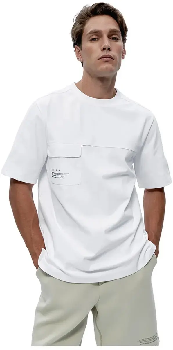 Born Living Yoga Tirreno T-shirt Met Korte Mouwen Wit S Man