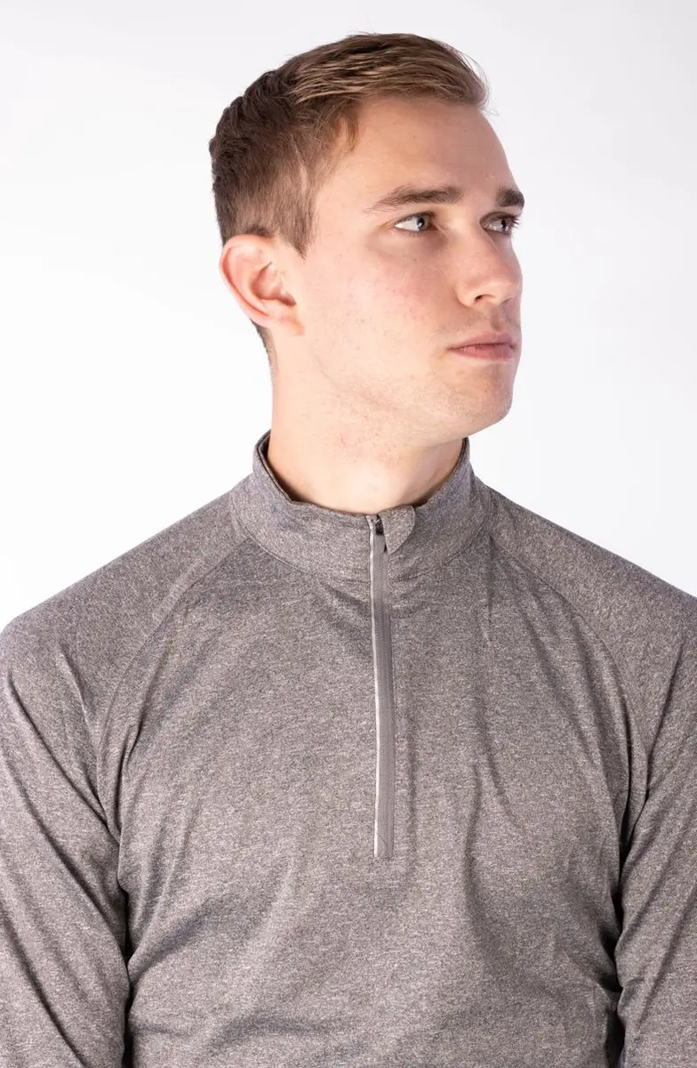 Avento Sportshirt Lange Mouw - Antraciet/Zilver - XL