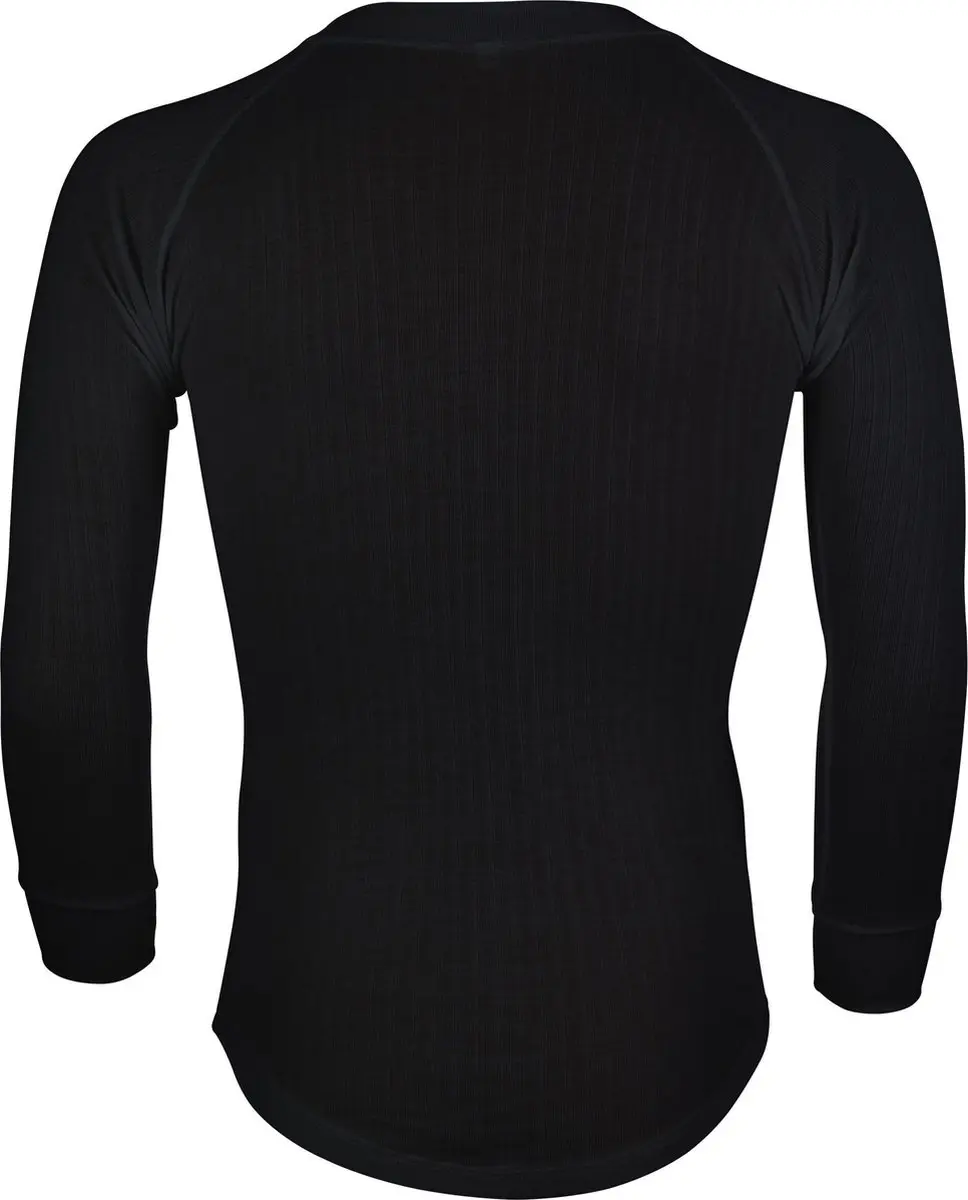 Avento Thermoshirt Lange Mouw Heren - 2 Stuks - XL - Zwart