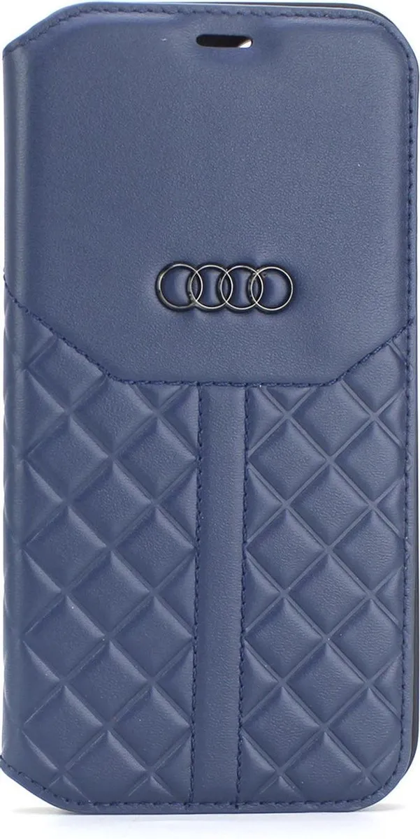 Audi Q8 Serie Hoesje iPhone 12 Pro Max - Blauw - 2 Pasjes