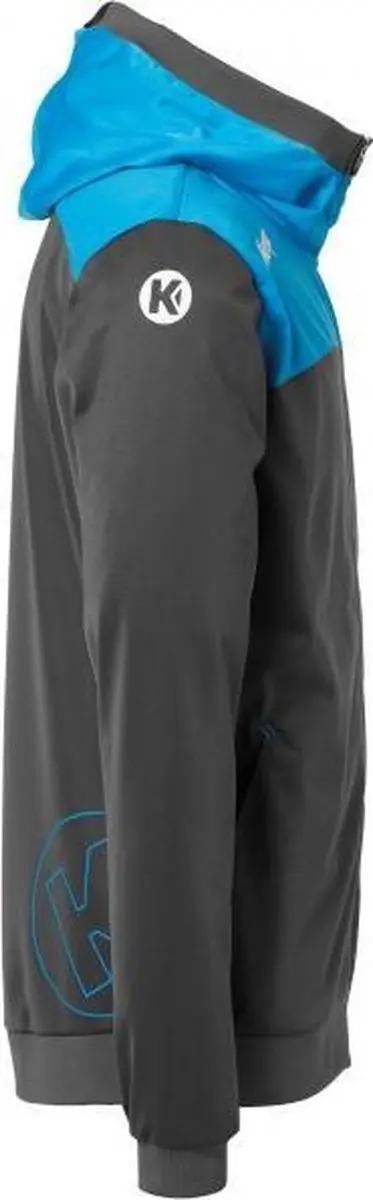 Kempa Emotion 2.0 Jas - Antraciet/Kempa Blauw XL