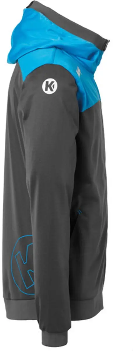 Kempa Emotion 2.0 Jas - Antraciet/Kempa Blauw XL