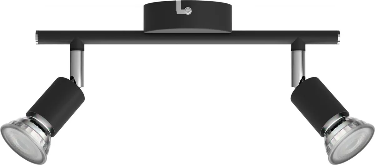 Philips Limbali Opbouwspot 2-lichts - Zwart