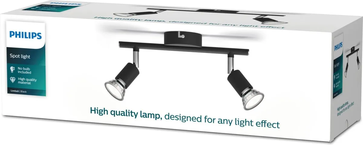 Philips Limbali Opbouwspot 2-lichts