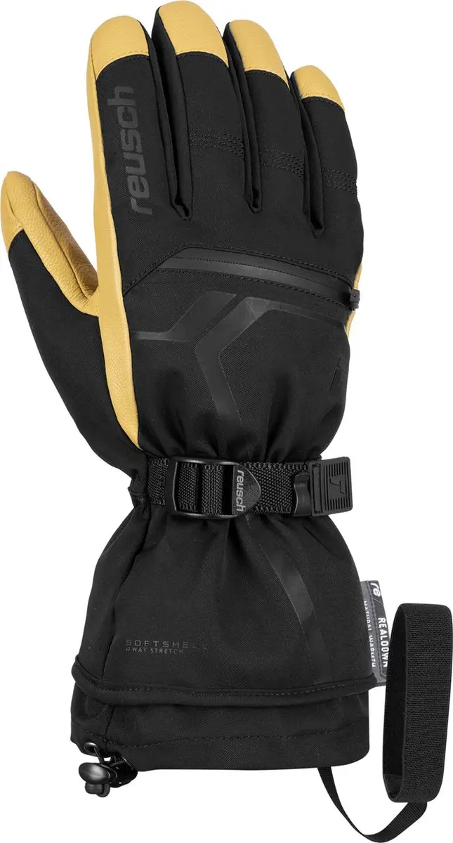 Reusch Down Spirit Gtx Skihandschoenen 8,5 - Black/Camel