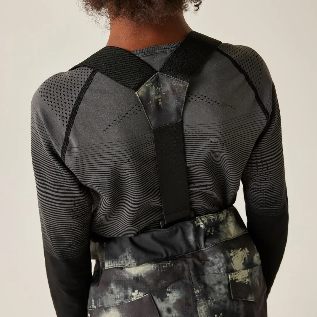 Dare 2b Pow Pant II Salopette - Kinderen 104 - Zwart - afbeelding 2 van 6