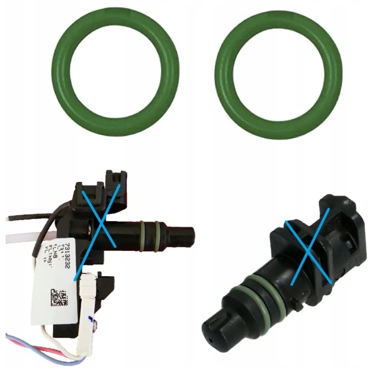 De'Longhi Magnifica O-ring Reparatieset - 20 Stuks - Groen/Rood