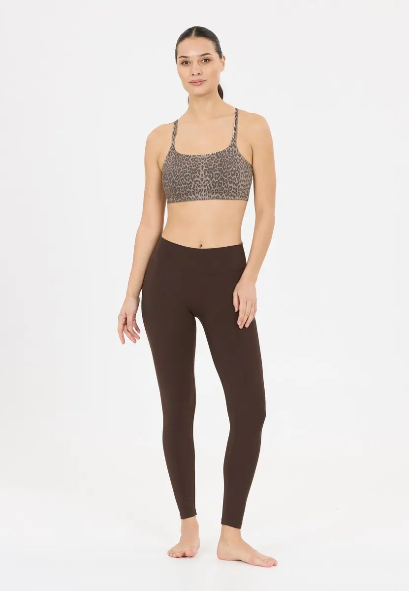Athlecia Emarri W Tights Lange Trainingslegging 46 - Donkerbruin - afbeelding 6 van 6