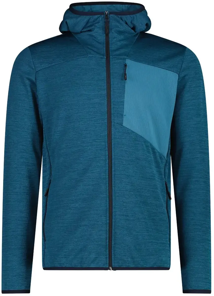 Jacquard Chiné Hoody Fleece CMP