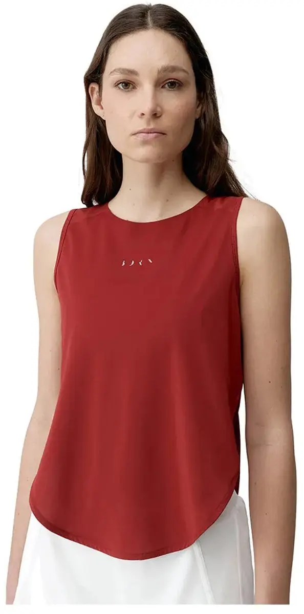 Born Living Yoga Caliope Mouwloos T-shirt Rood M Vrouw