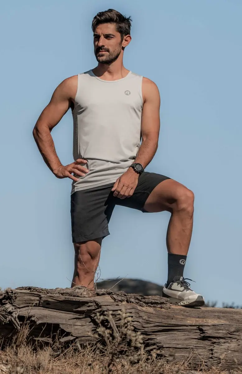 Rogelli Core Heren Hardloopsinglet XXL - Lichtgrijs - afbeelding 6 van 6