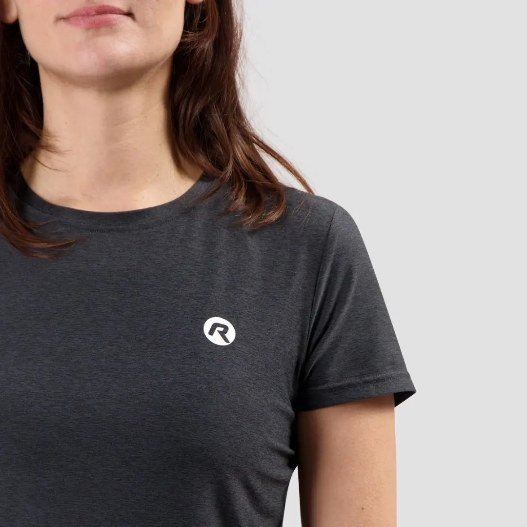 Rogelli Essential Dames Hardloopshirt M - Zwart - afbeelding 5 van 6