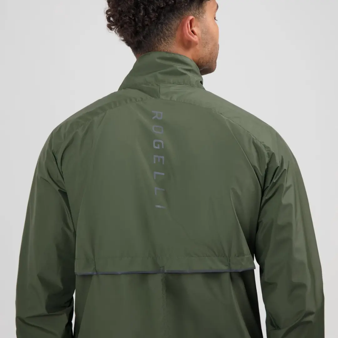 Rogelli Essential Heren Hardloopjack - Winddicht - XL - Groen - afbeelding 6 van 6