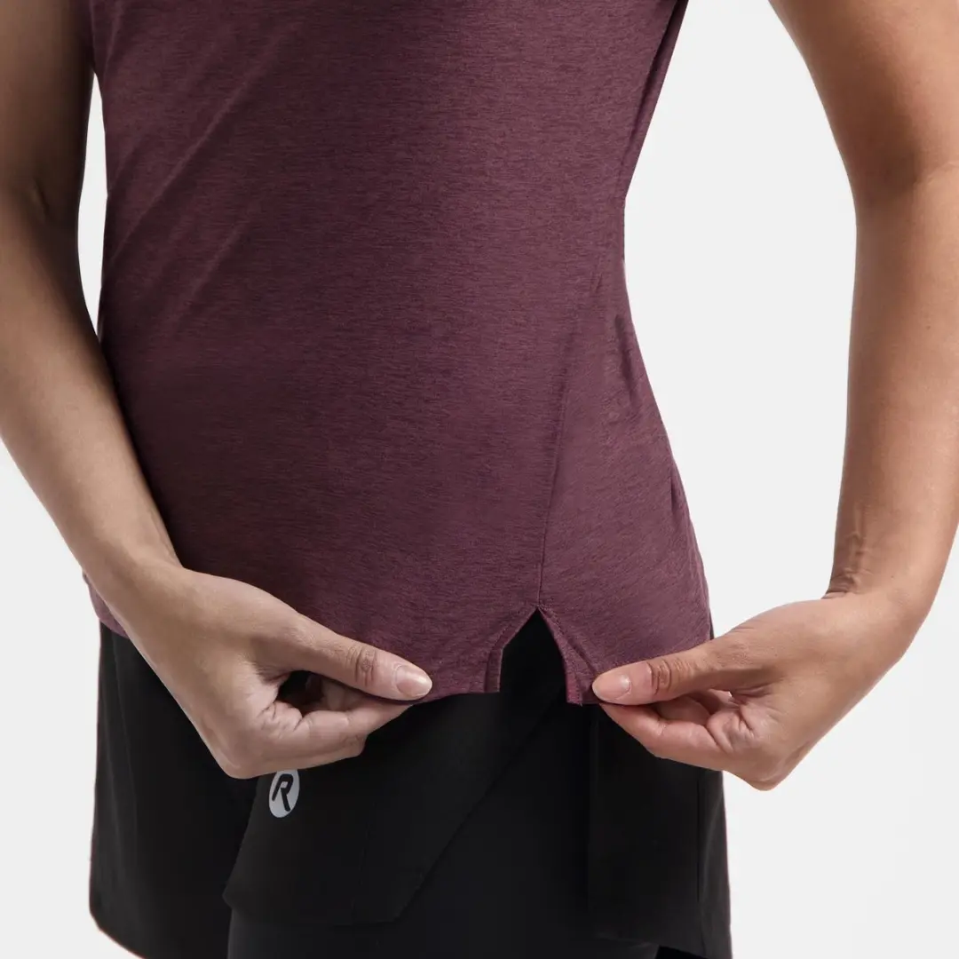 Rogelli Essential Hardloopshirt - Korte mouw - Aubergine - afbeelding 3 van 6