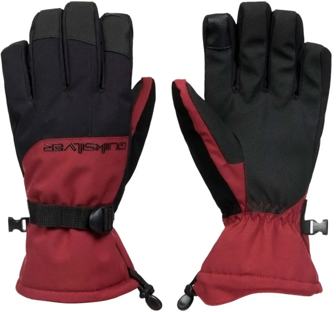Quiksilver Mission Handschoenen Rood,Zwart XL Man