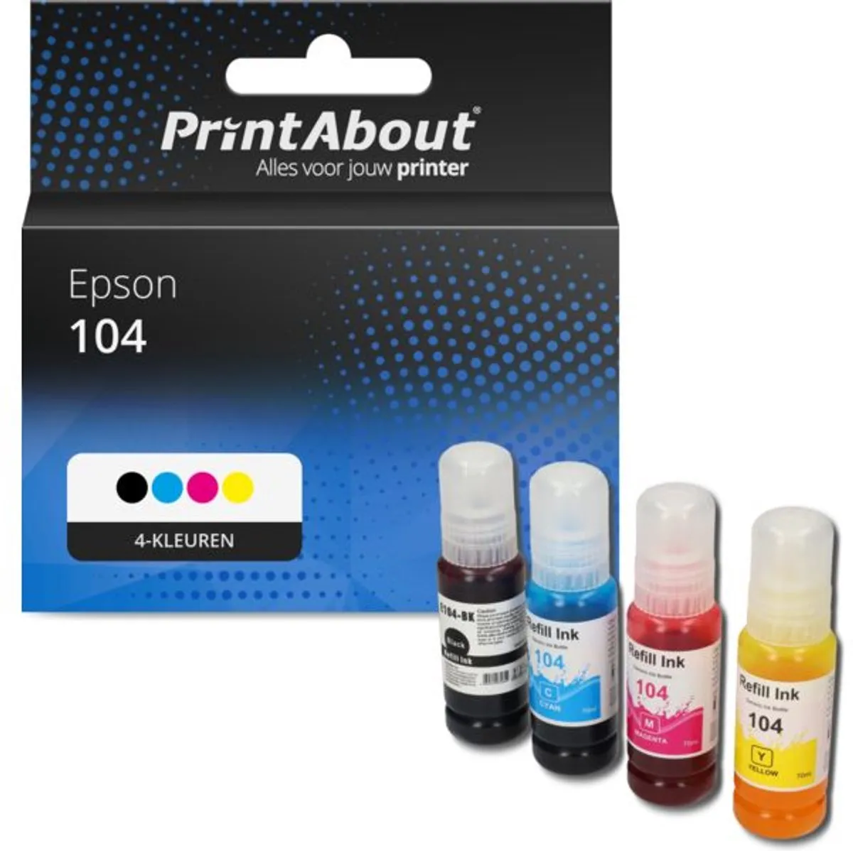 PrintAbout Inktcartridge C13T00P14/24/34/440 4-kleuren