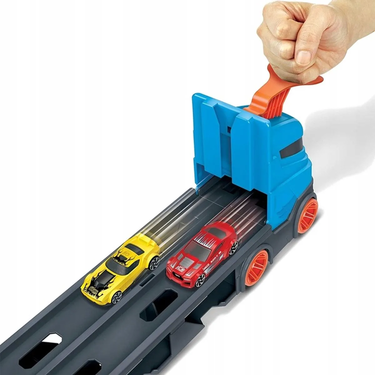 Hot Wheels Transporter Vrachtwagen Racebaan 2-in-1 - Multi