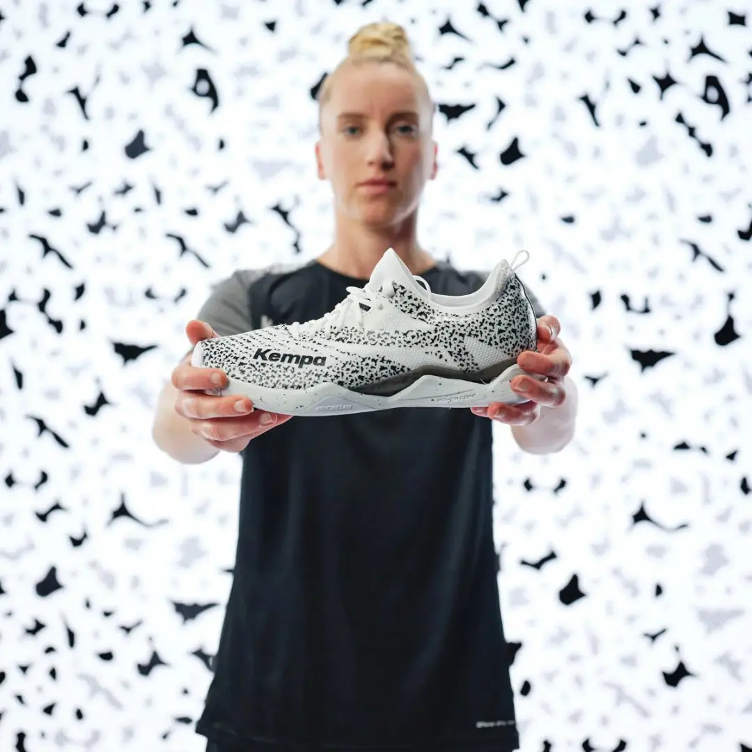Kempa Wing Lite 2.0 Dames Indoorschoenen - 41 - Wit/Zwart - afbeelding 4 van 6